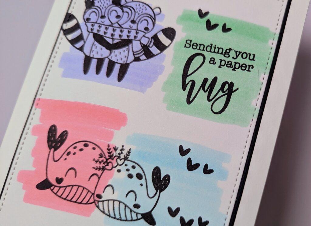 4 Splotches Technique Card  Inspired by Natasha Foote Video #1290