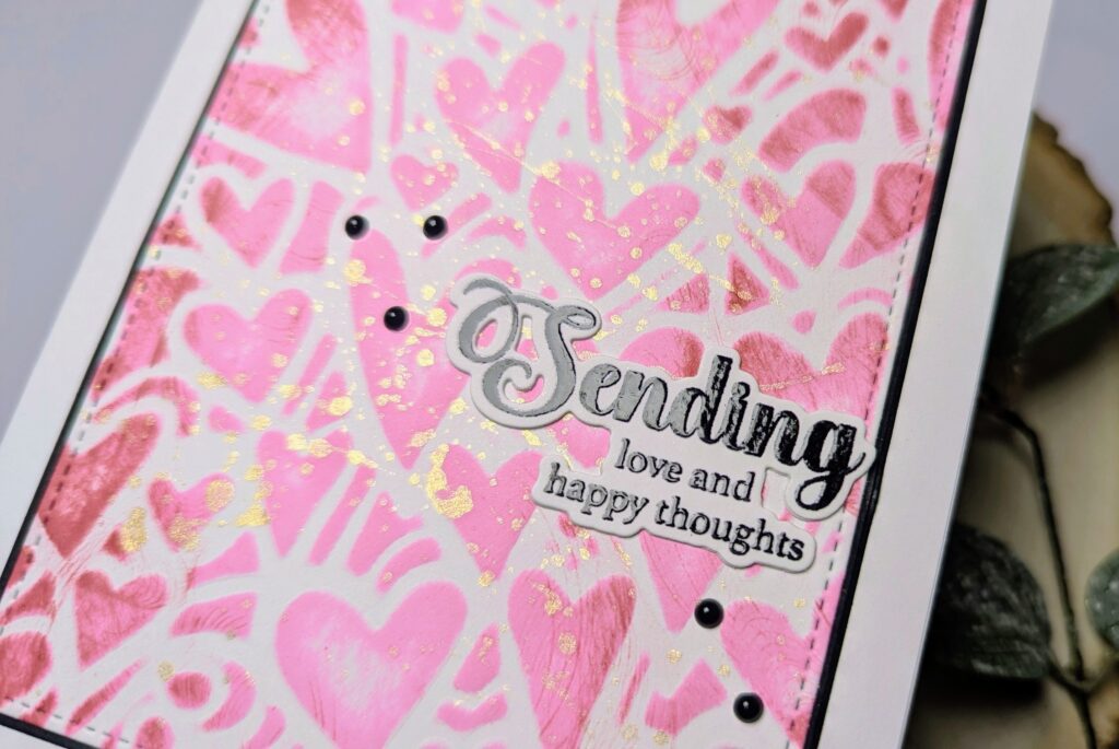 Easy Embossed Valentine’s Day Card