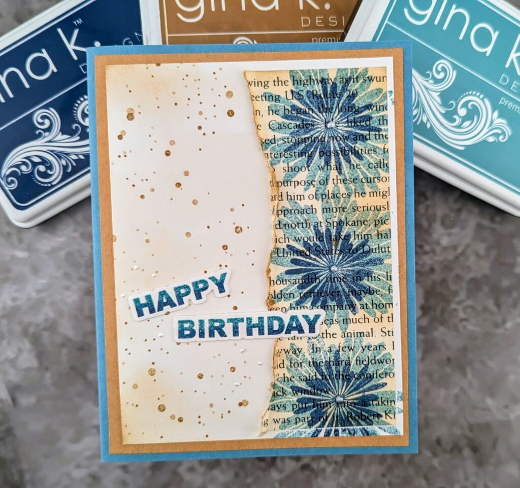 Foolproof Floral Masculine Birthday Card!
