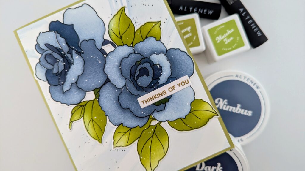 Altenew Rose Reverie Card | Layered Floral Cardmaking Tutorial