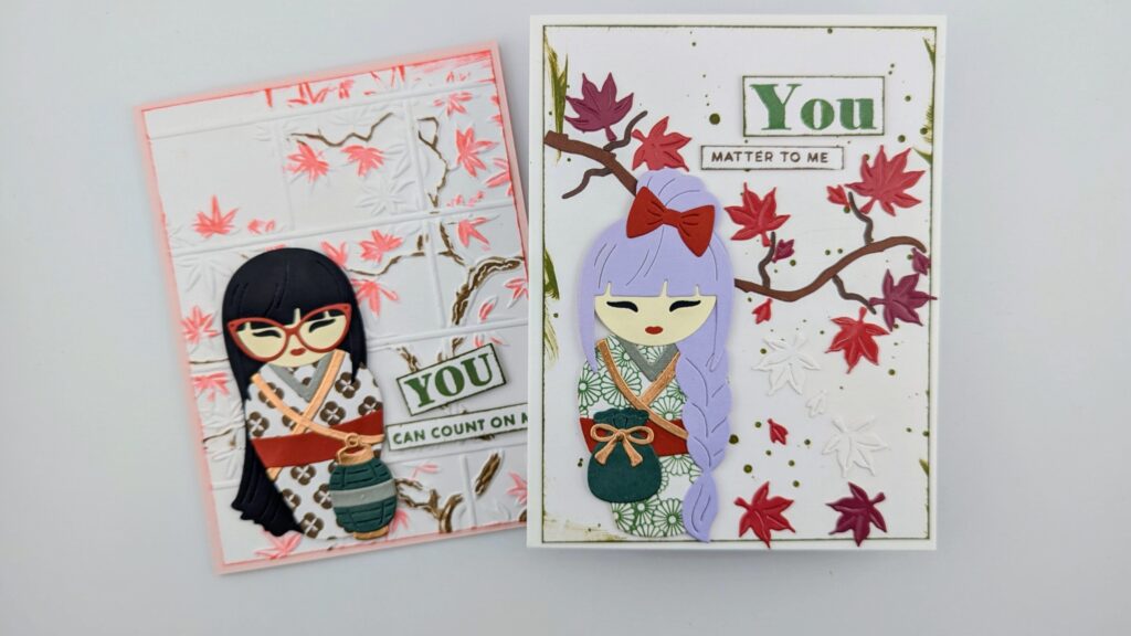 My FIRST Paper Piecing Cards! 🍁 2 Beautiful Autumn Cards with Spellbinders